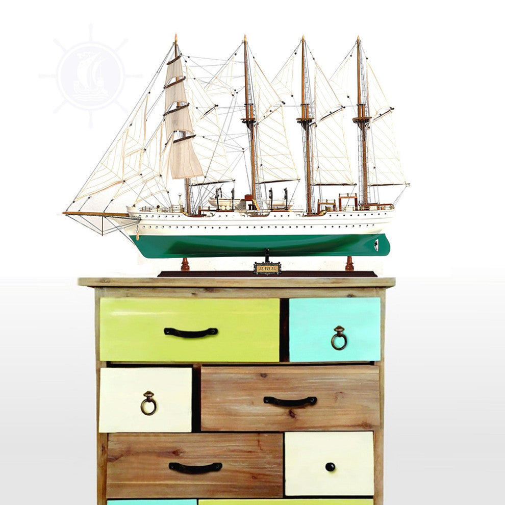 J.S. Elcano Museum-quality Fully Assembled Wooden Model Ship