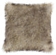 LUZIO Sable Vegan Faux Fur Pillow Cover 15.7x15.7