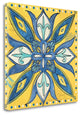 "Tuscan Sun Tile II" By Anne Tavoletti, Giclee Print on Gallery Wrap Canvas