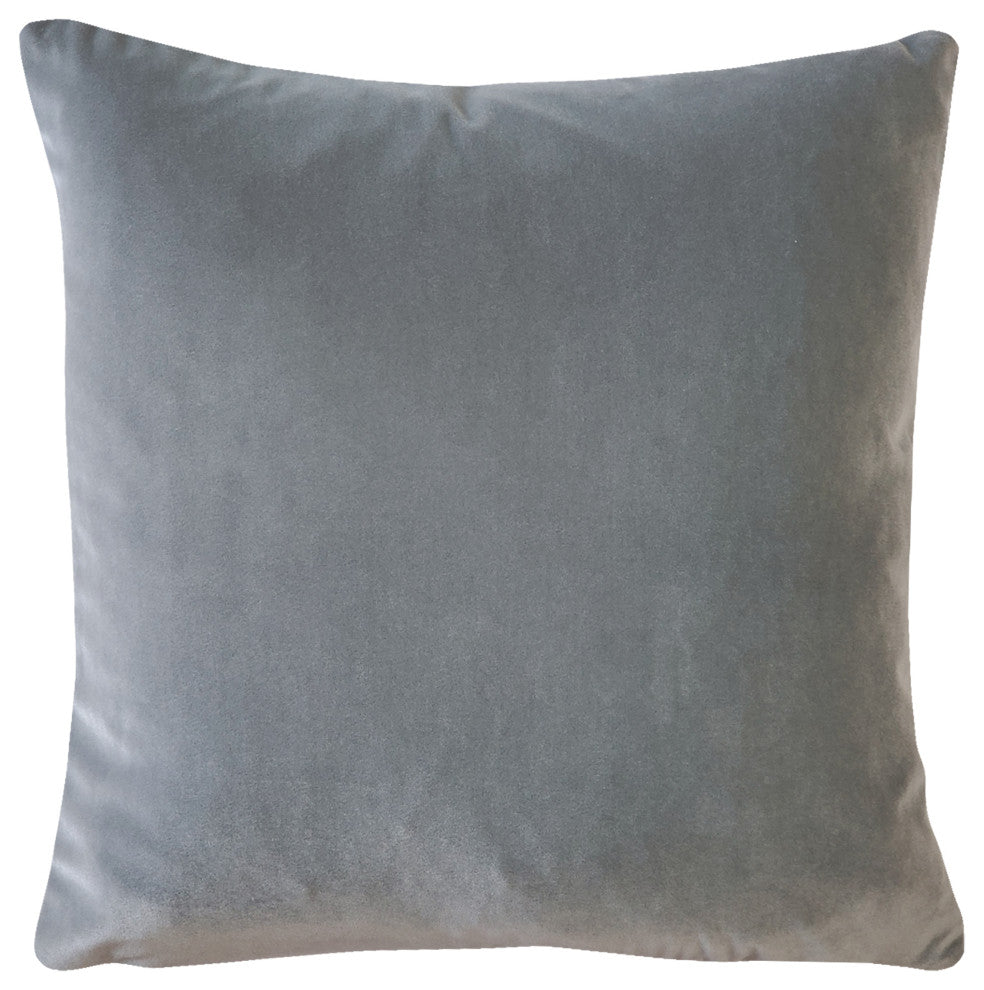 Castello Velvet Throw Pillows, Complete Pillow with Insert (18 Colors, 3 Sizes)