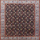 Ahgly Company Indoor Square Mid-Century Modern Area Rugs, 7' Square