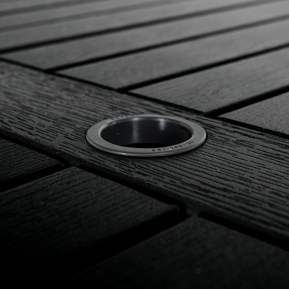 Rectangular 42x84 Counter Table, Weathered Acorn, Black