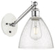 Innovations 317-1W-WPC-GBD-754-LED 1-Light Sconce, White and Polished Chrome