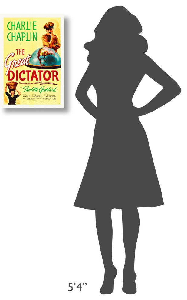 Charlie Chaplin, The Great Dictator, 1940, 15x22