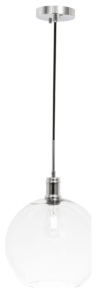 Elegant Lighting LD6207 Emett 1 Light 13"W Pendant - Chrome