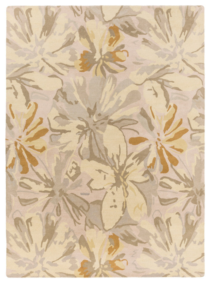 Surya Athena ATH-5071 Transitional Area Rug, Lime, 10' x 14' Rectangle