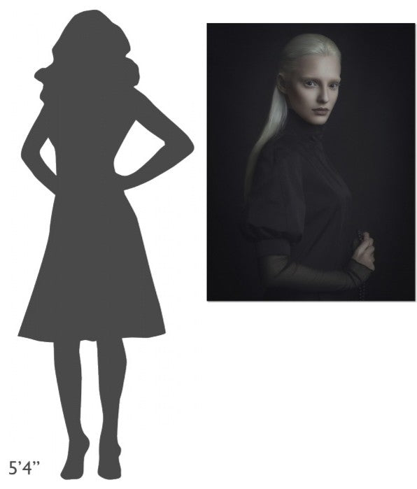 "Pale Portrait" Stretched Canvas Giclee by Yuri Shevchenko, 30x40"