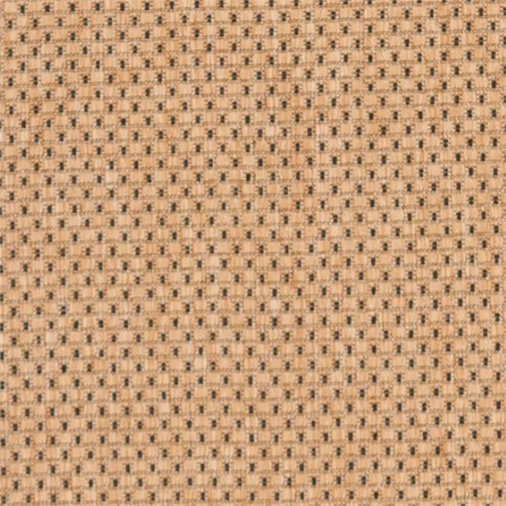 Safavieh Courtyard 9' X 12' Power Loomed Rug in Natural and Gold