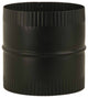 Imperial BM0049 Stove Pipe, Steel, Black, 8 inch x 4 inch
