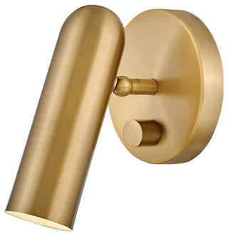 Jax Small LED Sconce in Heritage Brass