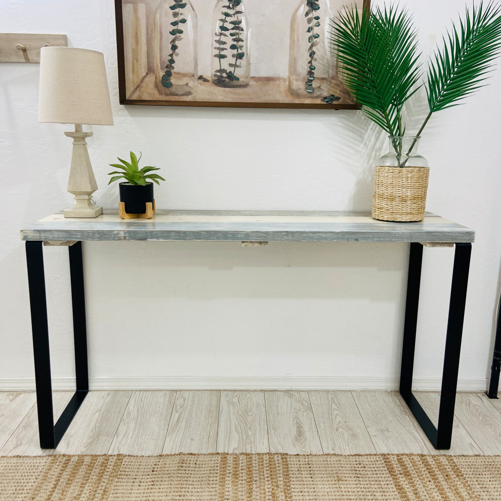 Barn Walls Bedroom Console Table Accent Table, Handcrafted, Farmhouse Mix, 48" Length
