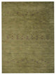 HAND KNOTTED LOOM WOOL ECO-FRIENDLY AREA RUGS - Rectangle, Olive, Contemporary
