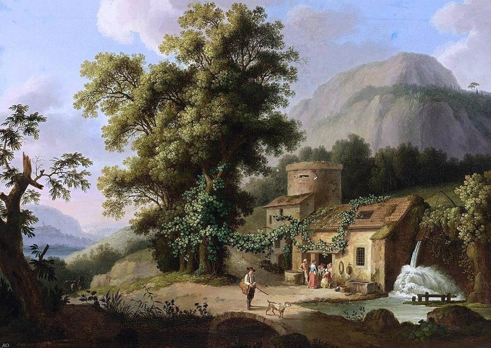 Jacob Philipp Hackert View of the Copper-Mill in Vietri Wall Decal