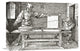 "A Man Drawing A Lute" Stretched Canvas Giclee by Albrecht Durer, 16"x11"