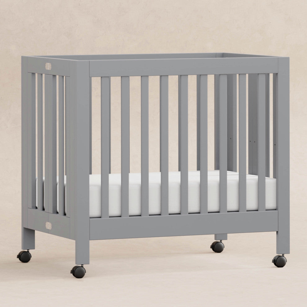 Origami Mini Crib, Gray