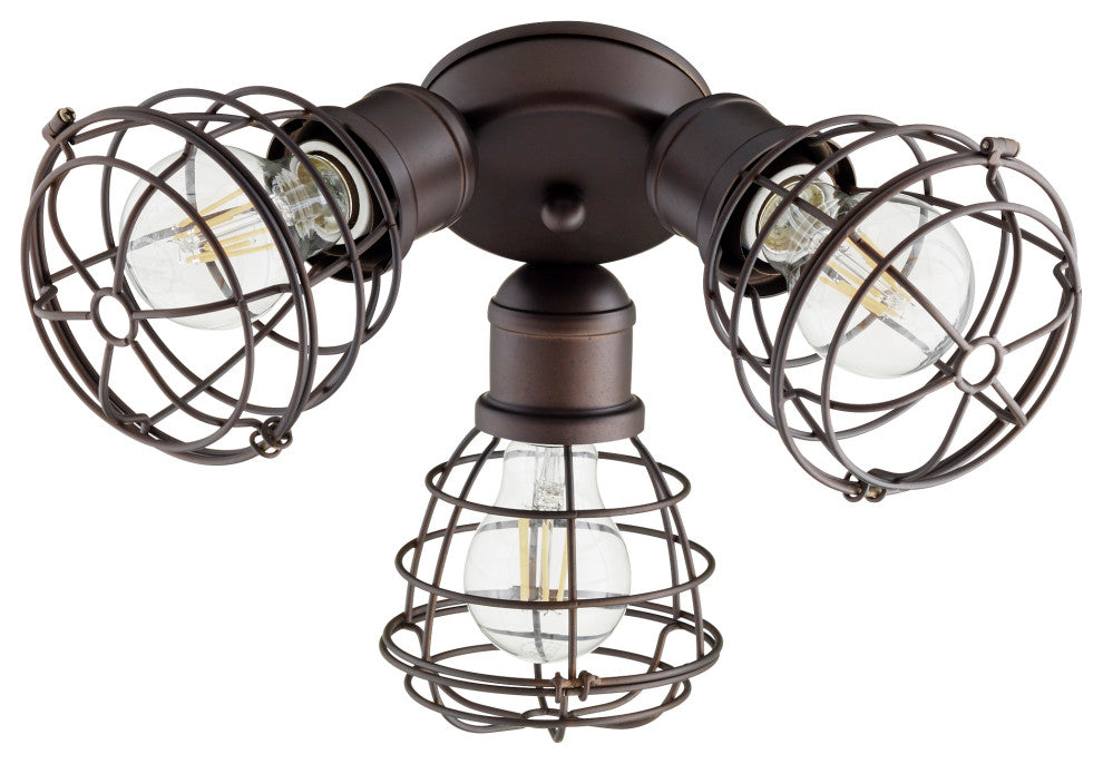 Quorum 2314-86 LED Patio Light Kit, Oiled Bronze Finish