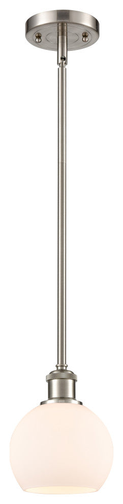 Innovations 516-1S-SN-G121-6-LED 1 Light Mini Pendant, Brushed Satin Nickel