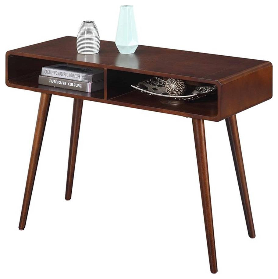 Convenience Concepts Napa Valley Console Table in Espresso Wood Finish