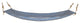 Hammock with Mounting Hardware, Blue Stripe, Twin