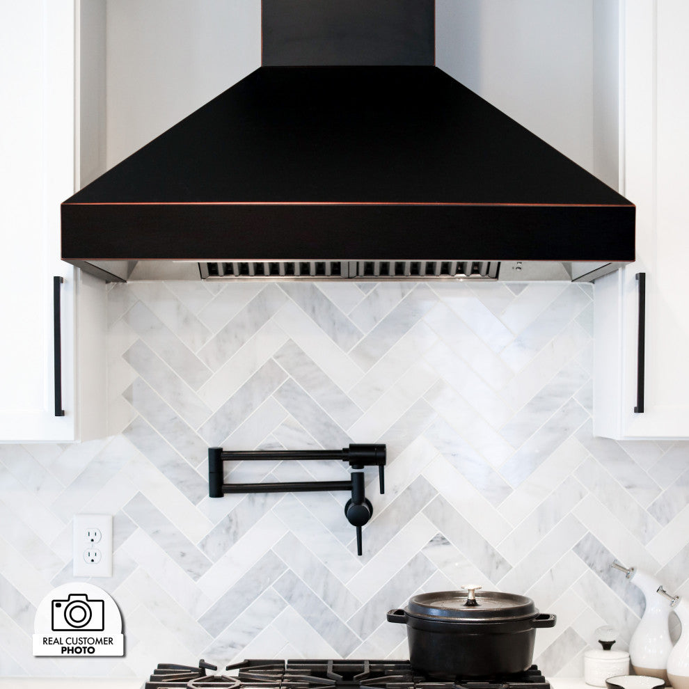 ZLINE 48 in. Designer Series Wall Mount Range Hood, 8667B-48