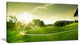 Green Valley Panorama, Landscape Canvas Art Print, 40x20