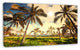 Beautiful Palm Plantation in Hawaii, African Landscape Canvas Print, 32"x16"