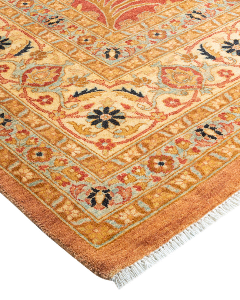 Mogul, One-of-a-Kind Hand-Knotted Area Rug  - Pink, 8' 2" x 10' 0"