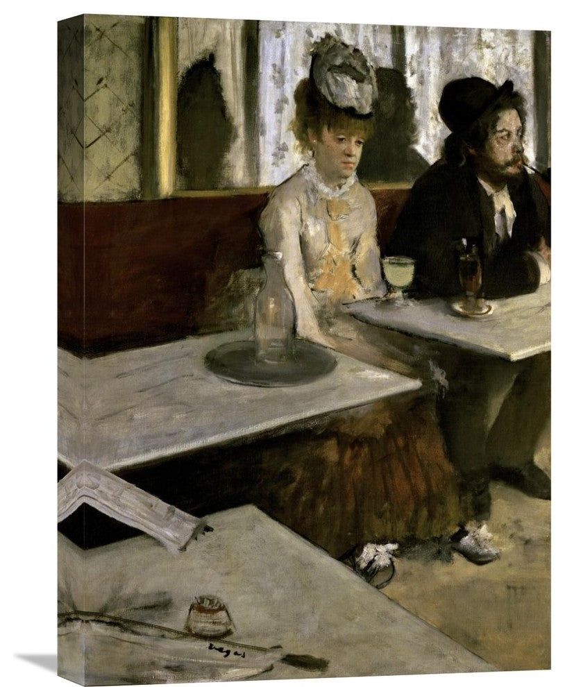 "In a Cafe (Absinthe)" Artwork, 15"x22"