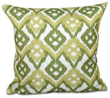 Hipster, Geometric Outdoor Pillow, Green, 18"x18"
