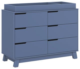 Hudson 6-Drawer Assembled Double Dresser, Cove Blue