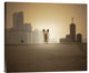 "Be With You" Stretched Canvas Giclee by Biduri Chang-Hwan Park, 22x19"