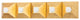 Max 5 Light Bath Bracket Vintage Gold Leaf