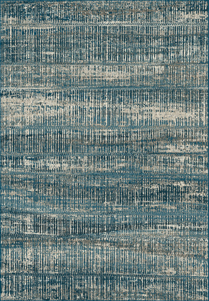 Regal 89586-2989 Area Rug, Blue And Silver, 5'3"x7'7"