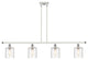Innovations 516-4I-WPC-G1113-LED 4-Light Island Light, White, Polished Chrome