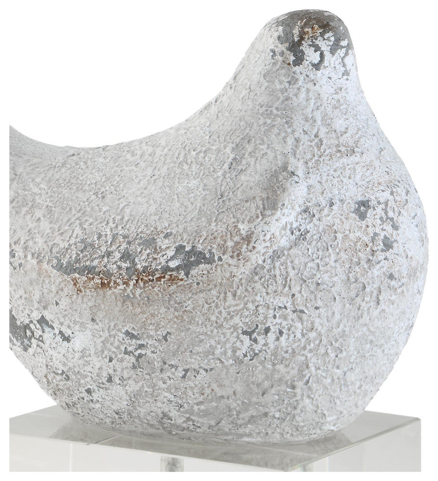 Uttermost 18057 Better Together 10-1/2" Tall Crystal and - Crystal / Silver