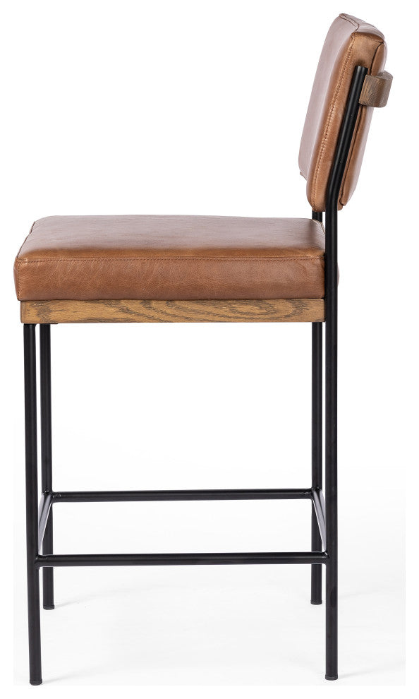 Benton Stool-Sonoma Chestnut-Counter