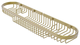 Oval Combination Shower Basket, Satin Chrome