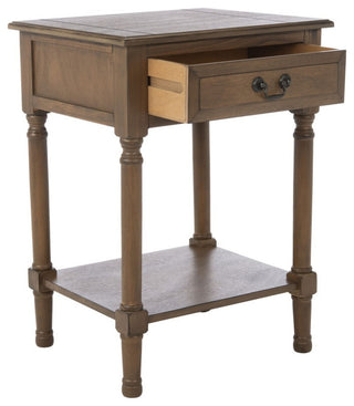 Safavieh Whitney 1 Drawer Accent Table, Brown
