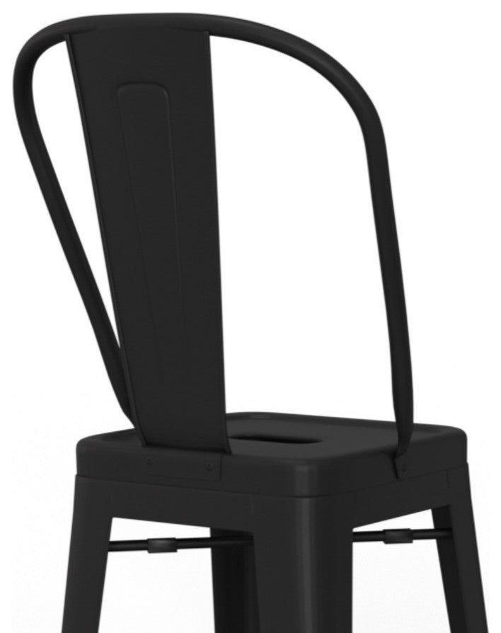 Fletcher 30 inch Metal Bar Stool (Set of 2)