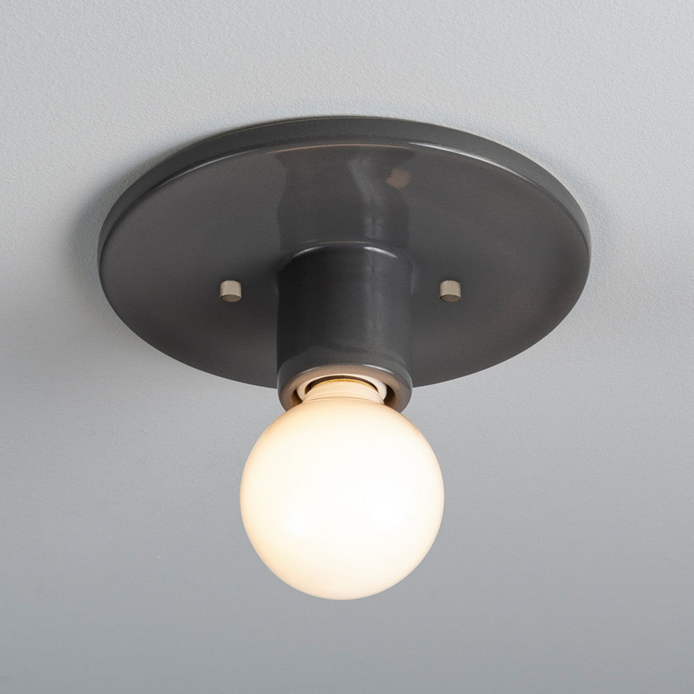 Discus Flush-Mount, Gloss Gray