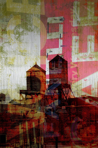 "Voice" Print on Brushed Aluminum, 24"x36"