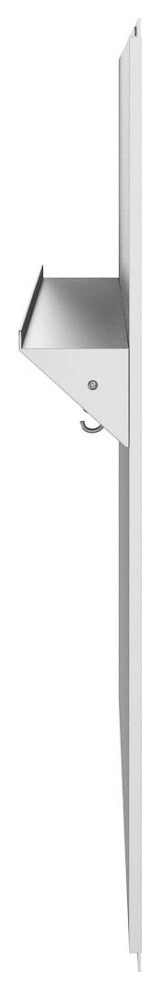 Ancona 36" Stainless Steel Backsplash with Shelf