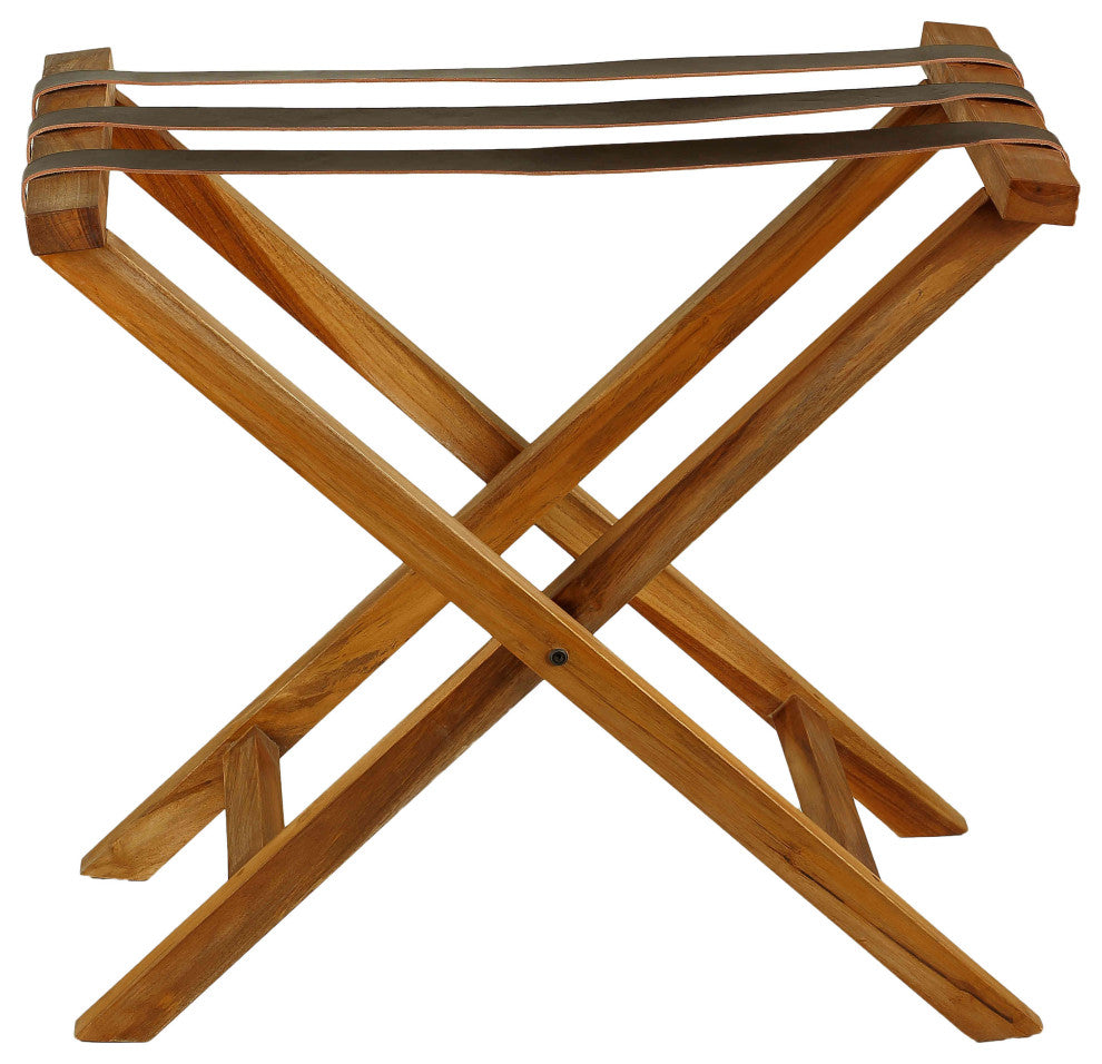 Bare Decor Daniel Luggage Rack With X-Legs