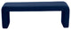 Minimalist Velvet Upholstered Bench, Navy