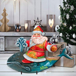 Whale Tales Scenic Decorative Ornament, Small