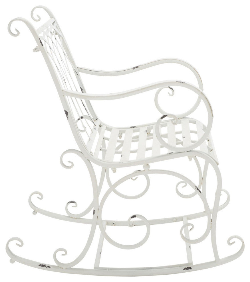Safavieh Medrano Rocking Chair, Antique White