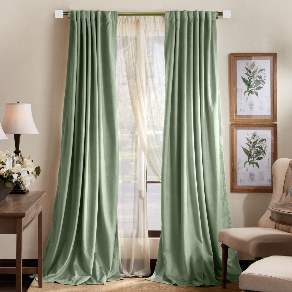 1" Diameter Cut Ice Single Drapery Curtain Rod, Antique Brass, 28"-48"