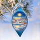 Magic Christmas Night Drop Glass Ornament Christmas Decor