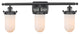 INNOVATIONS LIGHTING 516-3W-BK-CE231-W-LED Kingsbury 3 Light Bath Vanity Light