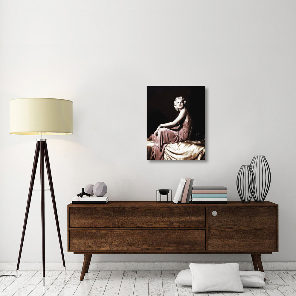 "Jean Harlow" Stretched Canvas Giclee by Hollywood Photo Archive, 24"x30"